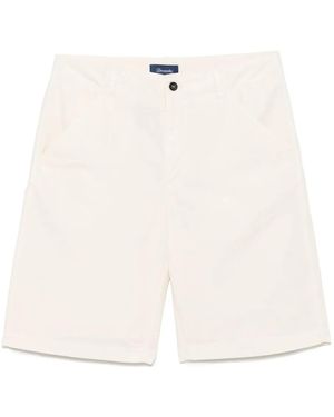 Drumohr Klassische Chino-Shorts - Weiß