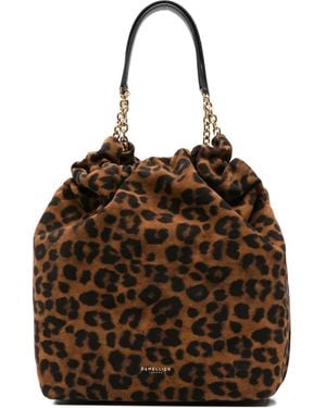 DeMellier London Chain-Handle Miami Tote Bag - Brown