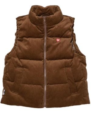 Chocoolate Logo-Embossed Gilet - Brown
