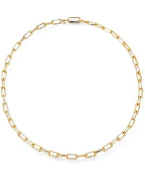 Monica Vinader Alta Mini Chain Necklace - Metallic