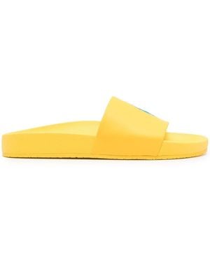 Polo Ralph Lauren Polo Pony Slides - Yellow