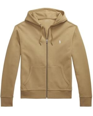 Polo Ralph Lauren Hoodie À Fermeture Zippée Pony - Green