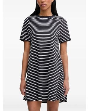 Marc O' Polo Striped Short-Sleeve Mini Dress - Blue