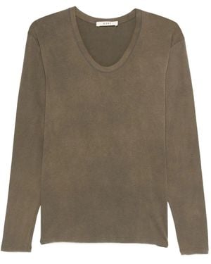6397 Long-Sleeve Round-Neck T-Shirt - Green