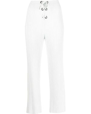Dion Lee レースアップ パンツ - ブルー