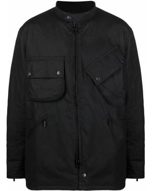 Barbour Multi-Pocket Zip-Up Jacket - Black