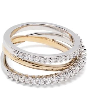 Swarovski Hyperbola Ring - White