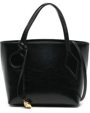 Liffner Sprout Charm-Detail Tote Bag - Black