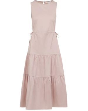 Peserico Cotton Midi Dress - Pink