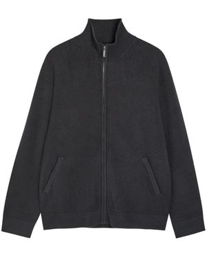 PAIGE Cardigan Falberg À Fermeture Zippée - Black