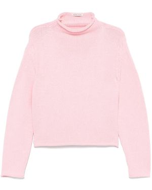 Carter Young Roll-Neck Sweater - Pink