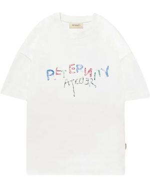 RETERNITY L'Expression Logo-Print Cotton T-Shirt - White