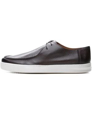 Poche Paris Leather Derby Shoes - Blue