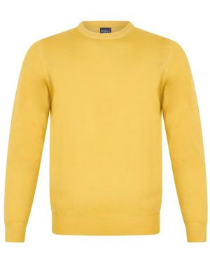 Fedeli Pullover Mit Rundem Ausschnitt - Gelb