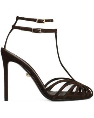 ALEVI 110Mm Stella Strappy Cage Sandals - Black