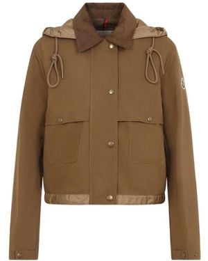 Moncler Aconitum Hooded Jacket - Brown