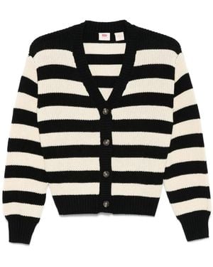 Levi's Striped Cardigan - Black