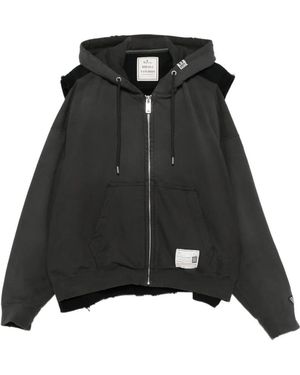 Maison Mihara Yasuhiro Zip Hoodie - Black