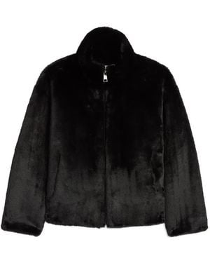Apparis Brooks Faux-Fur Jacket - Black