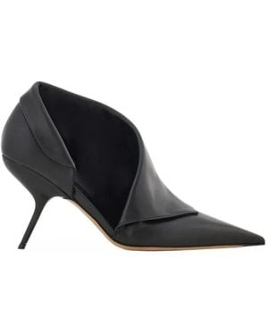 Ferragamo Bottines Litty À Bout Pointu - Noir