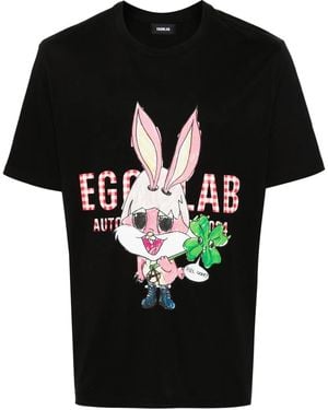 Egonlab Lapinou T-Shirt - Schwarz