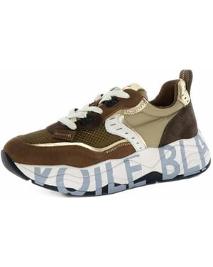Voile Blanche Club105 Leather Sneakers - White