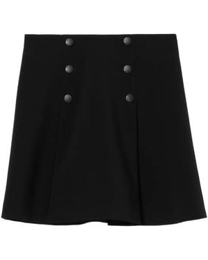Claudie Pierlot Short Flared Skirt - Black