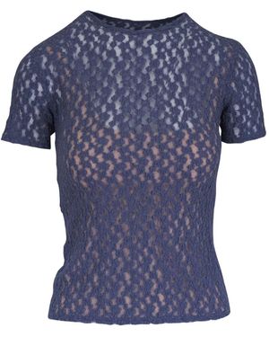 Vince Lace T-Shirt - Blue