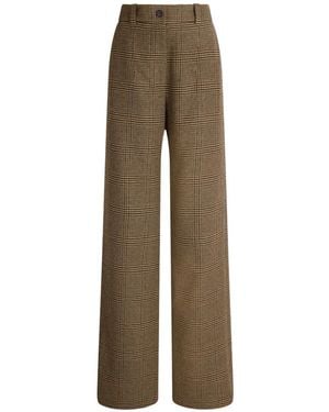 Patou Prince Of Wales Check Trousers - Natural