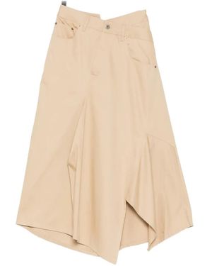 Loewe Asymmetric Skirt - Natural