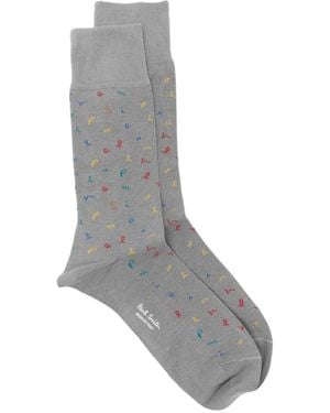 Paul Smith Meribel Logo-Detail Socks - Grey