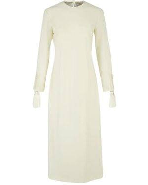 Zeus+Dione Tassel-Detail Maxi Dress - White