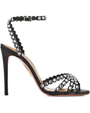 Aquazzura Sandali Tequila 105Mm - Metallizzato