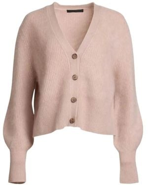 Jenni Kayne Peyton Ribbed-Knit Cardigan - Pink