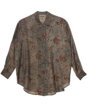 Uma Wang Tyesma Bluse - Grau