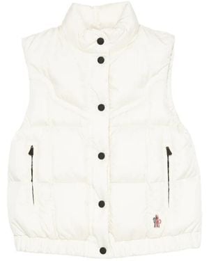 Moncler Doudoune Doucy À Matelassage Carré - White