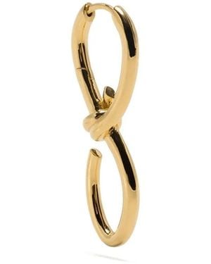 Maria Black Pirro Polished-Finish Drop Earring - White