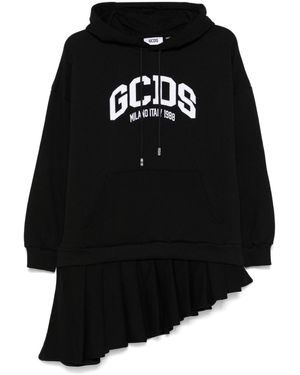 GCDS ビジューロゴミニスカート 黒
