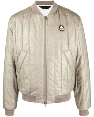 DIESEL Quilted Bomber Jacket - Natural