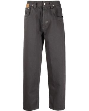 Craig Green Straight-Leg Cropped Jeans - Gray