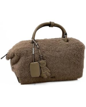Max Mara Borsa Tote Teddy - Marrone