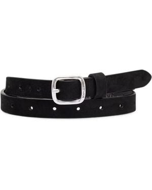 Marc O' Polo Hanny Schnallengürtel Mit Wildleder-Finish - Weiß