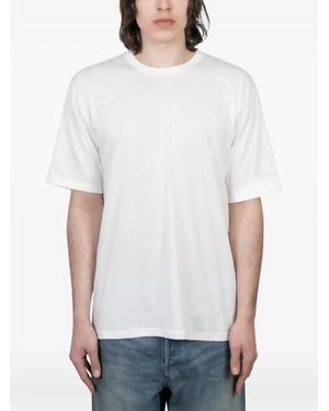 stein Crew-Neck Short-Sleeve T-Shirt - White