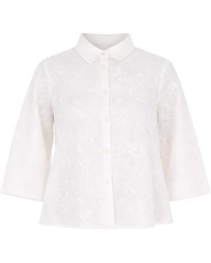 Marella Floral Shirt - White
