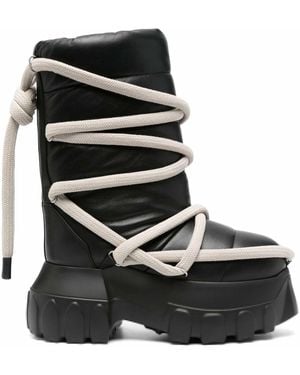 Rick Owens Botas Lunar Mega Tractor - Negro