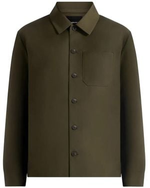 Manière De Voir Valentin Classic Long Sleeve Shirt - Green