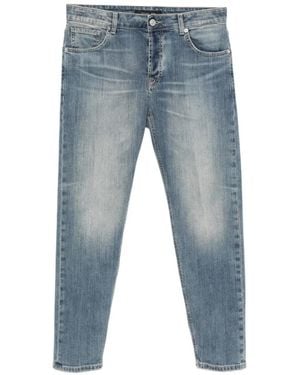 Michael Coal Faded-Effect Jeans - Blue