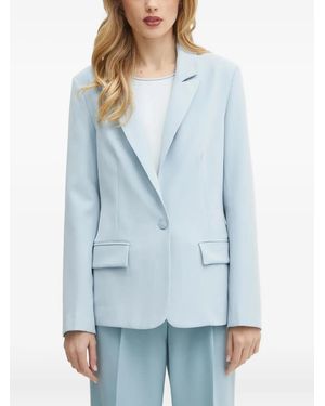 Guess Blazer Con Bottone Singolo - Blu