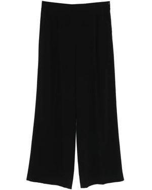 Andiata Kamile 3 Side-Pockets Wide-Leg Trousers - Black