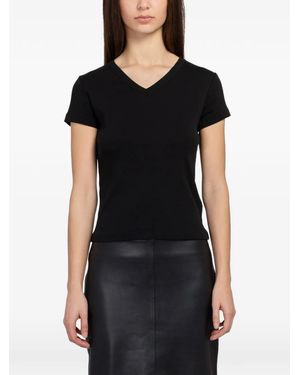 St. Agni V-Neck T-Shirt - Black